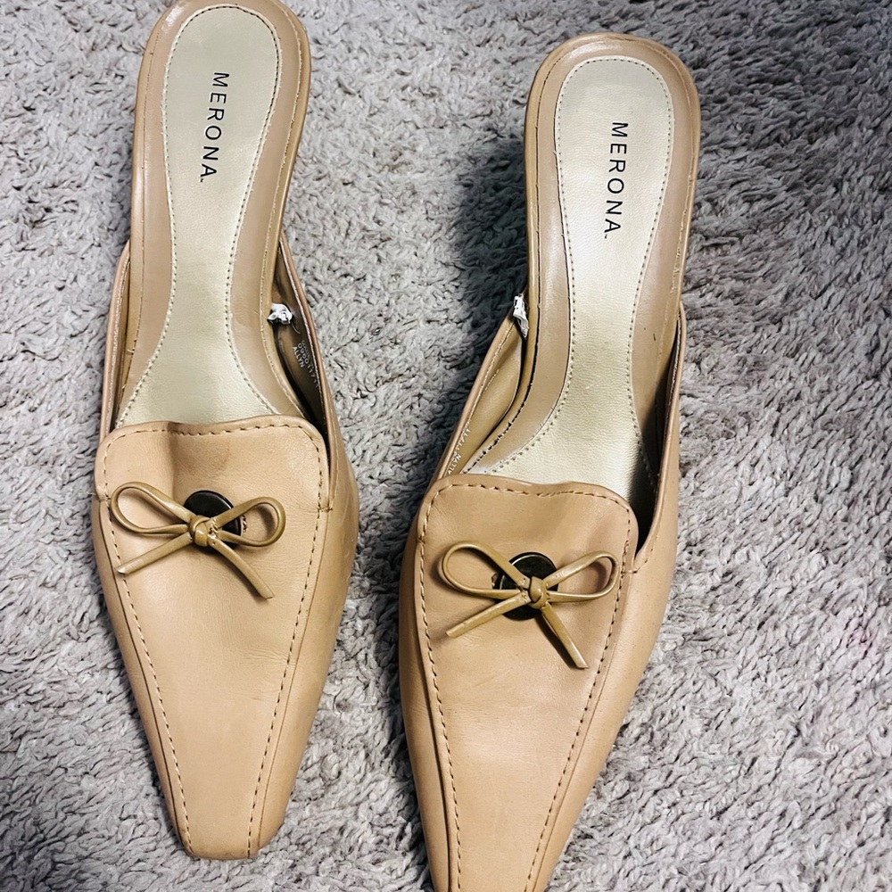 Merona Women's Tan Slip-On Loafers
